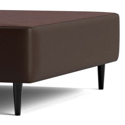 Cama Box Corino Marrom 43cm de altura - Casal