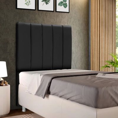 Painel Alice Solteiro Corino Preto