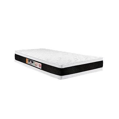 Colchão Espuma D45 Black White Solteiro - Castor