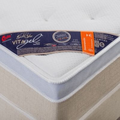Colchão Mola Pocket Vitagel Euro One Face Castor  - CASAL