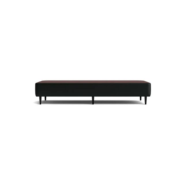 Cama Box Corino Preto 43cm de altura - Solteiro