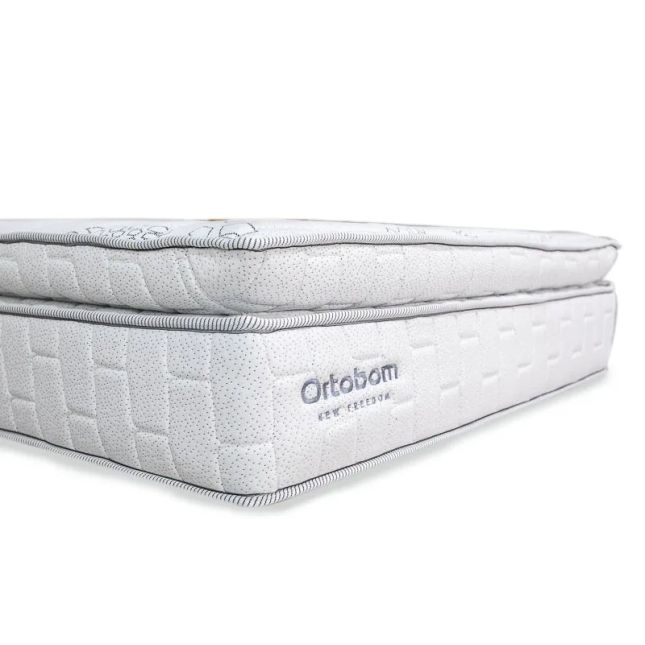 Colchão Mola Ensacada New Freedom Exclusivo King - Ortobom