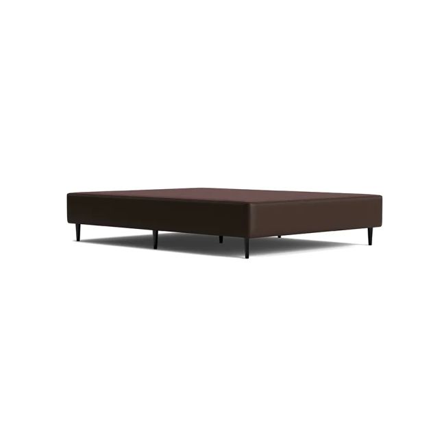 Cama Box Corino Marrom 43cm de altura - Casal