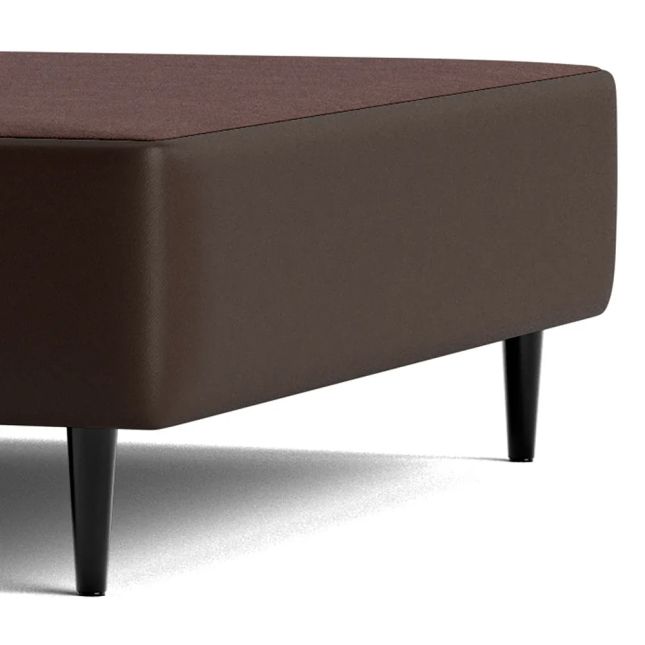 Cama Box Corino Marrom 43cm de altura - Casal