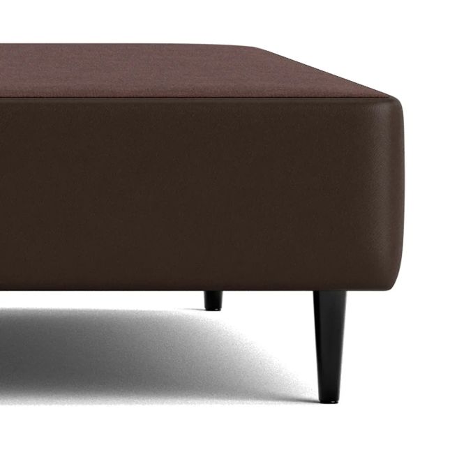 Cama Box Corino Marrom 43cm de altura - Casal