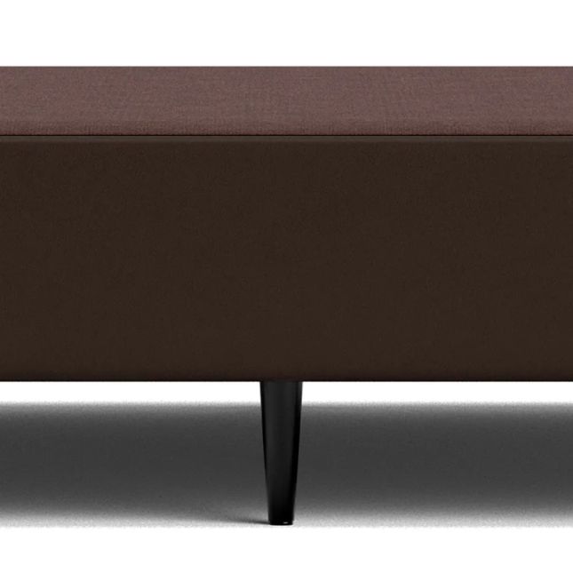 Cama Box Corino Marrom 43cm de altura - Casal