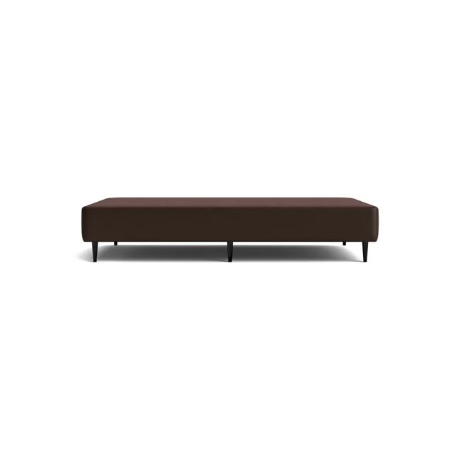 Cama Box Corino Marrom 43cm de altura - Casal