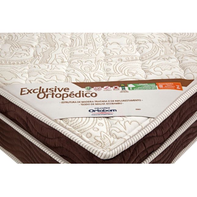Colchão Ortopédico Exclusive Ortopillow Queen - Ortobom