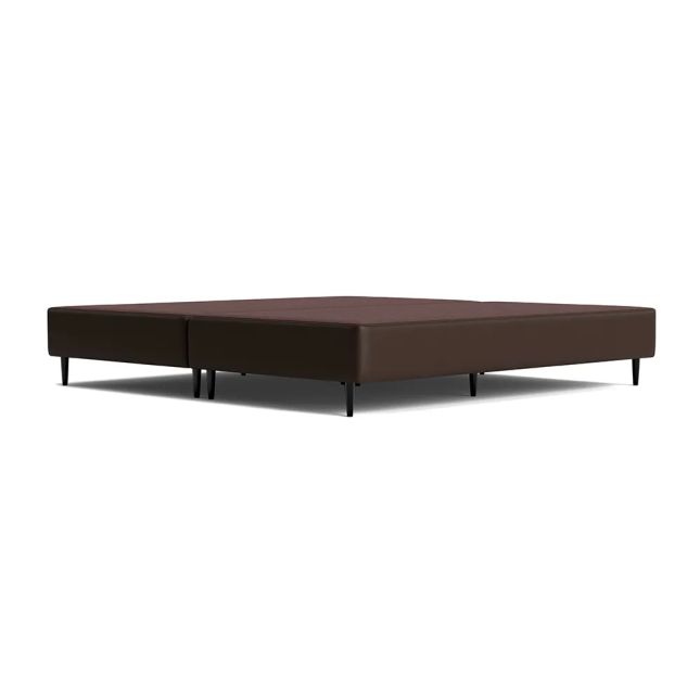 Cama Box Corino Marrom 43cm de altura - Queen