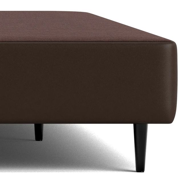 Cama Box Corino Marrom 43cm de altura - Queen