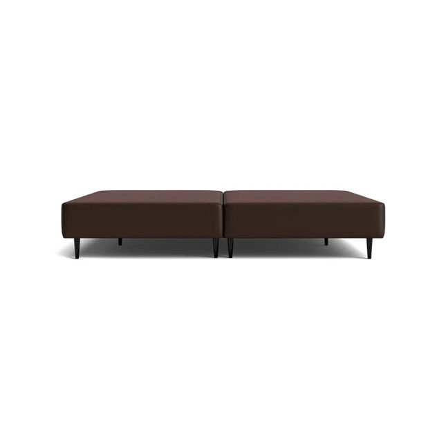 Cama Box Corino Marrom 43cm de altura - Queen