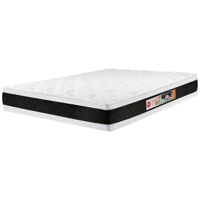 Colchão Espuma D45 Black White Casal - Castor