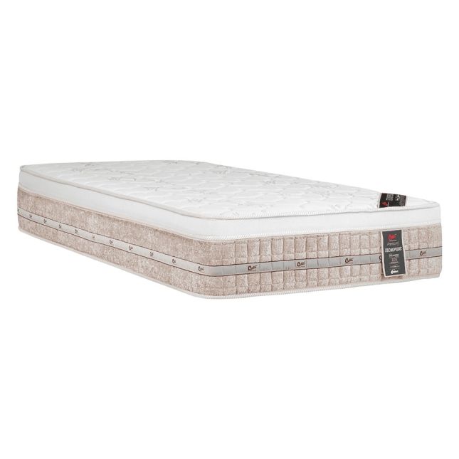 Colchão Mola Tecnopedic Premium One Face Solteiro - Castor