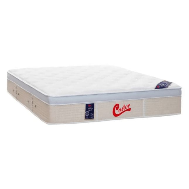 Colchão Mola Pocket Vitagel Euro One Face Castor  - CASAL