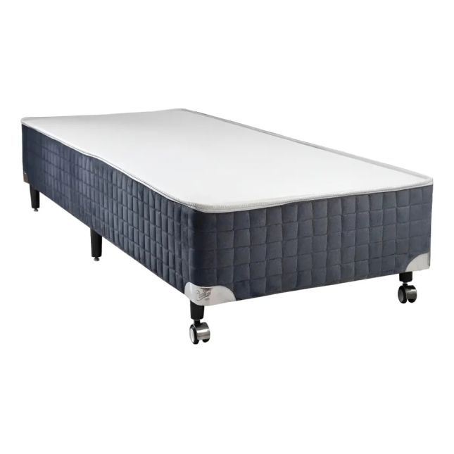 Cama Box Castor Silver Star Air Pocket - Solteiro