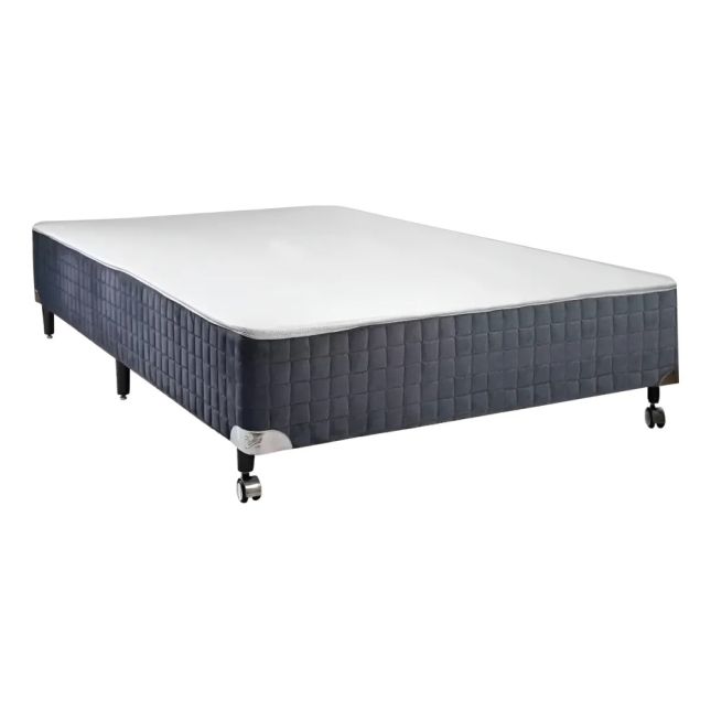 Cama Box Castor Silver Star Air Pocket - Casal